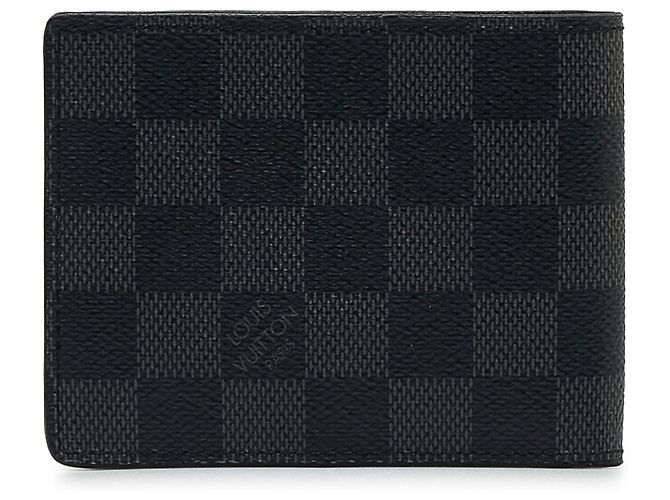Louis Vuitton Black Damier Graphite Slender Wallet