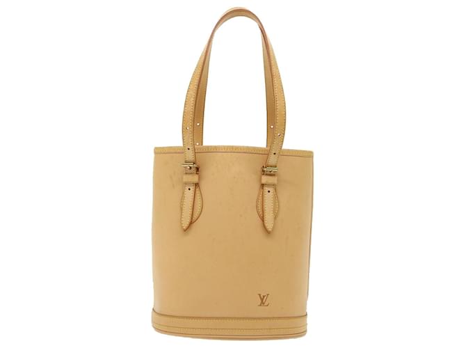 Louis Vuitton Bucket PM Beige Leather  ref.1052830
