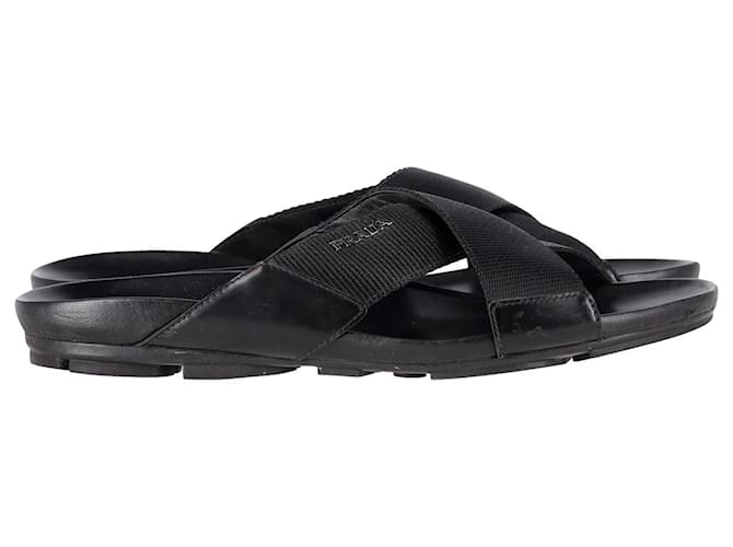 Mens hot sale prada slides