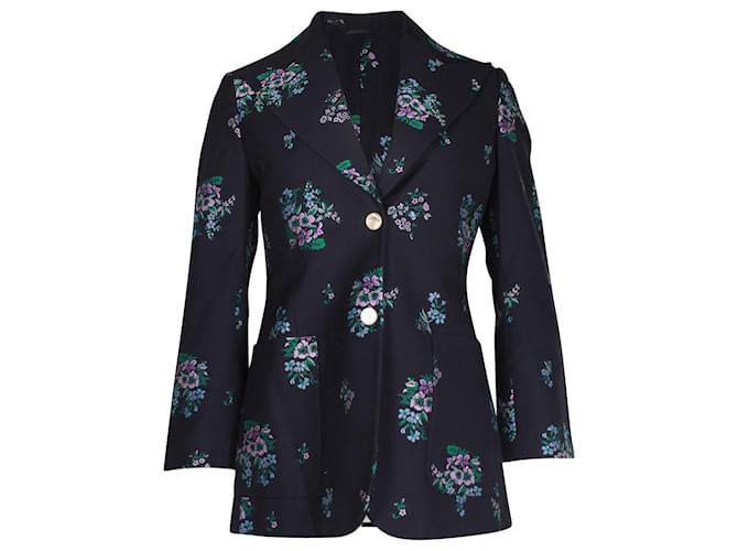 Gucci floral outlet blazer