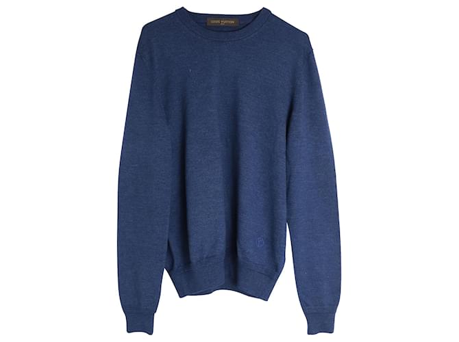 Louis vuitton blue sweater hotsell