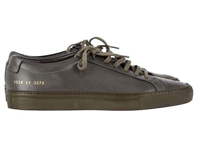 Autre Marque Common Projects Achilles Low in Army Green Leather  ref.1053134