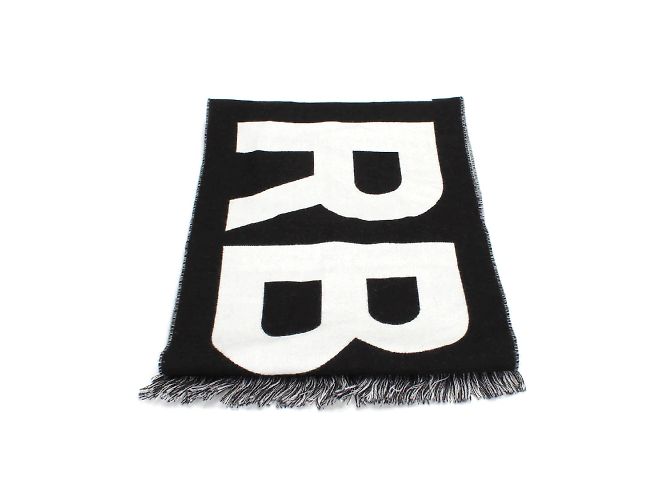 Burberry Sciarpa in lana con logo