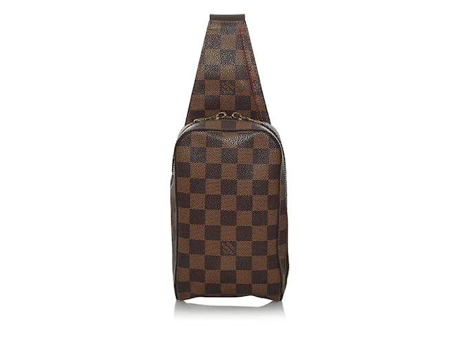Louis Vuitton Damier Ebene Geronimos N51994 Brown Cloth  ref.1053150