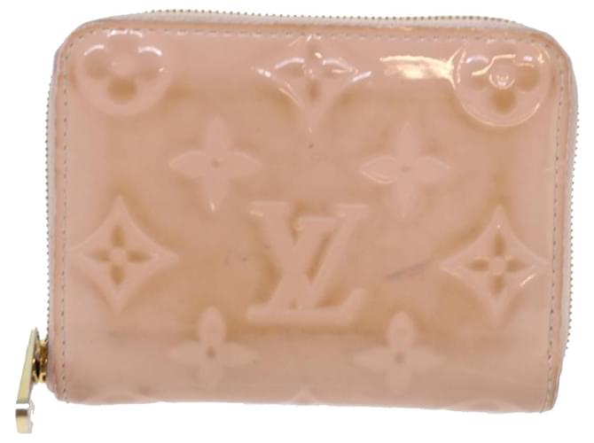 Louis Vuitton Porte monnaie Zippy Pink Lackleder  ref.1053456