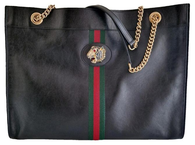 Borsa Gucci in pelle nera Nero