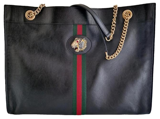 Gucci Handbags Black Leather  ref.1053480