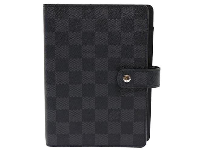 Louis Vuitton Agenda MM Black Cloth  ref.1053524