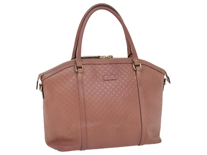 Bolso de hombro de lona GUCCI Micro GG Rosa 449657 EP de autenticación1458  ref.1053585