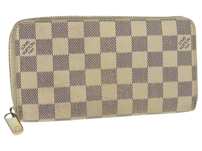 Zippy Louis Vuitton Cartera larga con cremallera Damier Azur 4lvs78  ref.330416 - Joli Closet