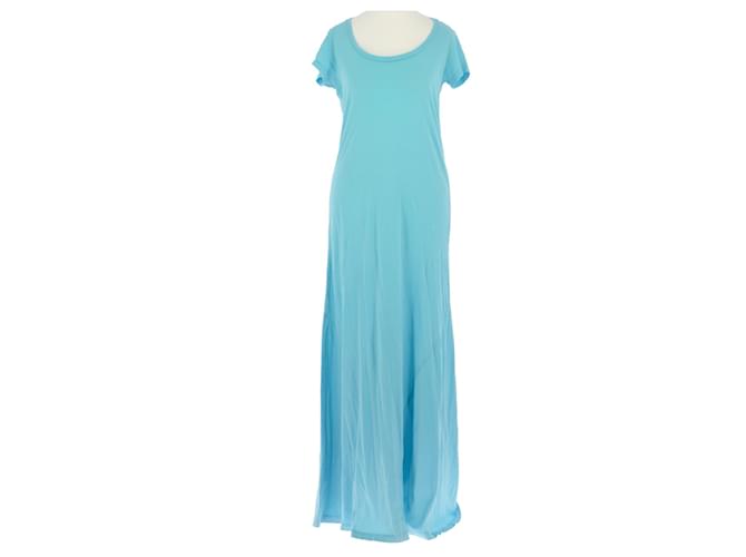 Polo Ralph Lauren Leichtes Kleid Blau Baumwolle  ref.1053802