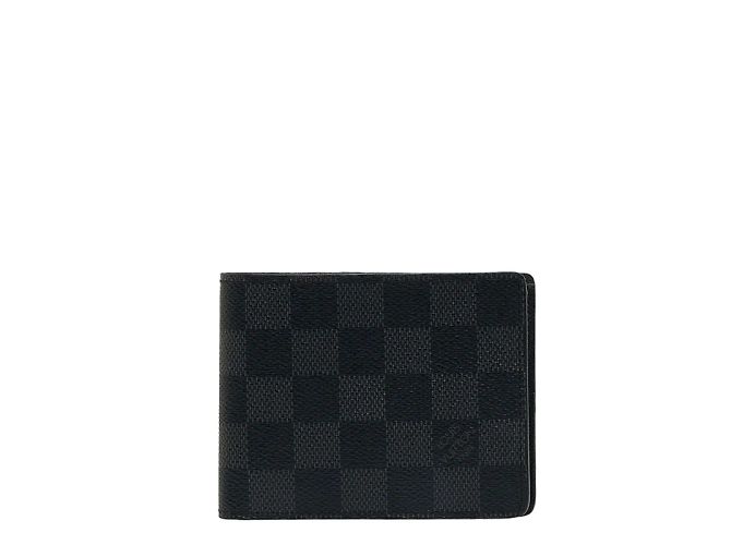 Louis Vuitton Damier Graphite Slender Wallet  N63261 Black