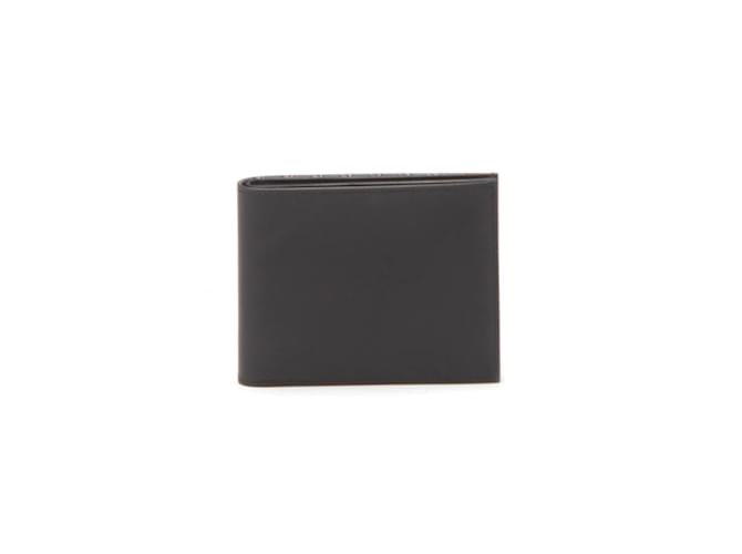 Hermès Leather Bifold Wallet Black  ref.1053894