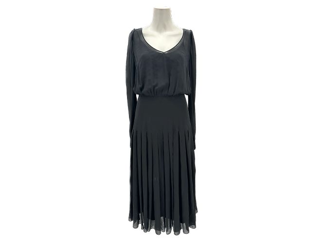 SCHIAPARELLI Kleider T.fr 38 Silk Schwarz