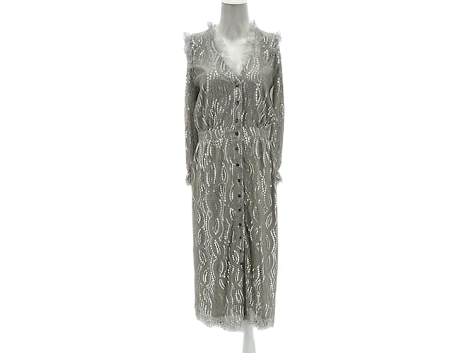HEIMSTONE  Dresses T.fr 38 SYNTHETIC Silvery  ref.1053962