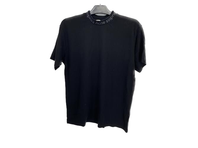 T-shirts ACNE STUDIOS.International S Coton Noir  ref.1054022