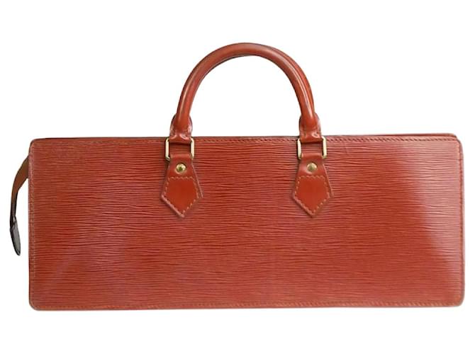 Louis Vuitton Rust EPI Leather Saint Cloud Bag