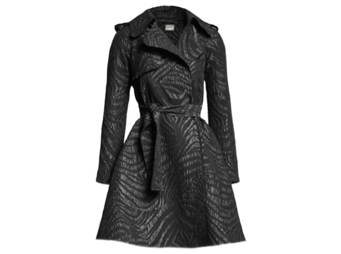 LANVIN FOR H&M WOOL TRENCH COAT Black