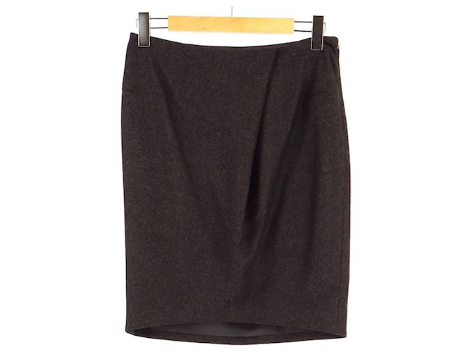 Jil Sander Skirt suit Grey Wool  ref.1054142