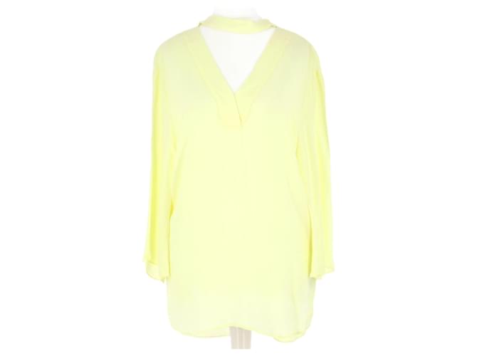 Sandro Wrap blouse Yellow  ref.1054149