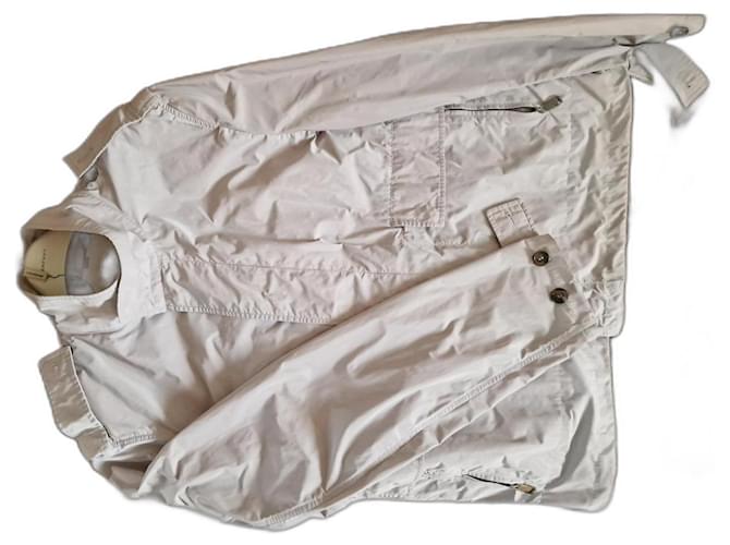 Burberry  veste Harrington taille XL couleur Miel Coton Beige  ref.1054203