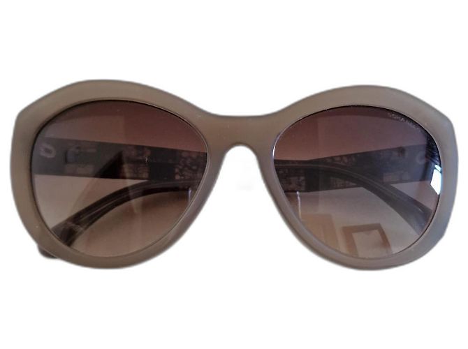 Gafas de sol Chanel Beige Platino