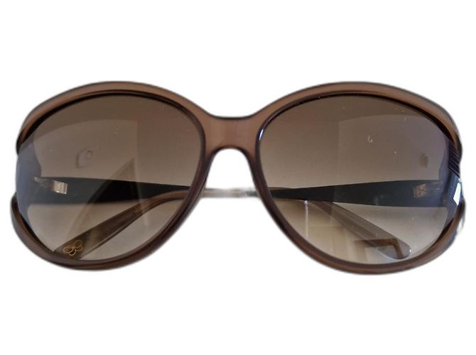 Bottega Veneta Sonnenbrille Braun Kunststoff