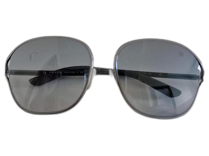 Prada Sunglasses Grey Metal  ref.1054207
