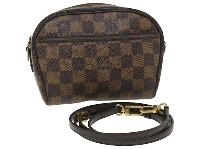 LOUIS VUITTON Damier Ebene Pochette Ipanema Shoulder Bag N51296 LV