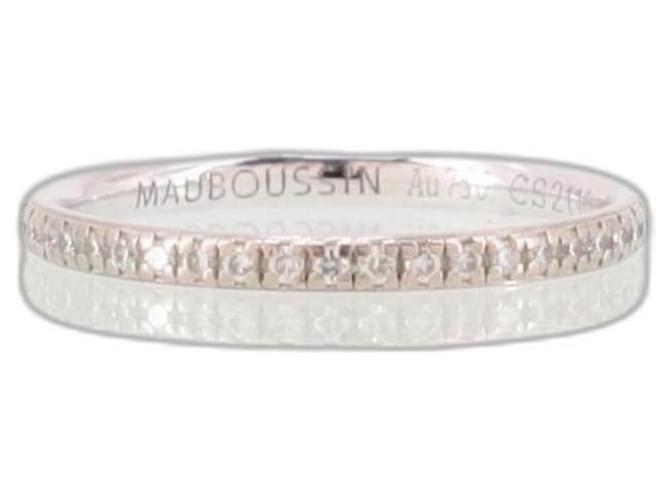Mauboussin American Alliance Silber Weißgold  ref.1054393