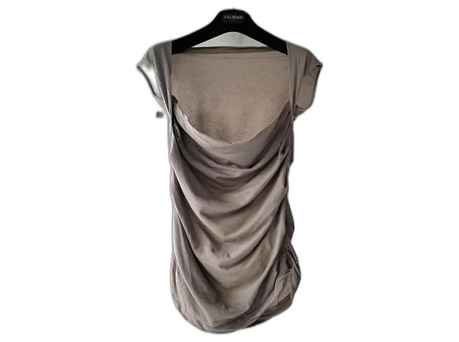 Iro Grey Viscose Top