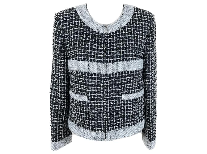 Chanel Nuova giacca in tweed Lesage nera Nero  ref.1054723