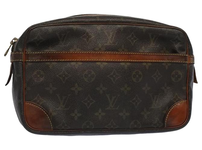 Louis Vuitton Monogram Compiegne 28 Clutch Bag M51845 LV Auth 51932 Cloth  ref.1054790