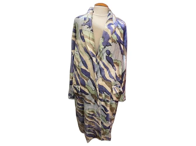 Isabel Marant Coats, Outerwear Multiple colors Silk Polyester Viscose  ref.1054906