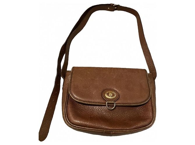 Bolsa de mão Burberry em couro marrom