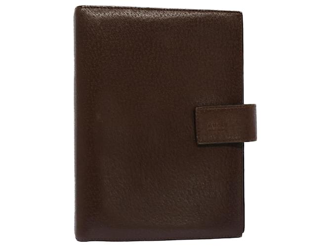 Gucci Couverture agenda Brown Leather  ref.1055128