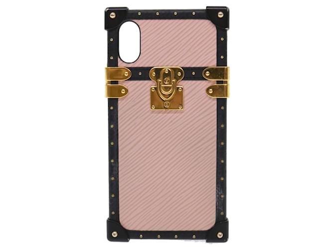 Louis Vuitton Etui Iphone Pink Leather  ref.1055174