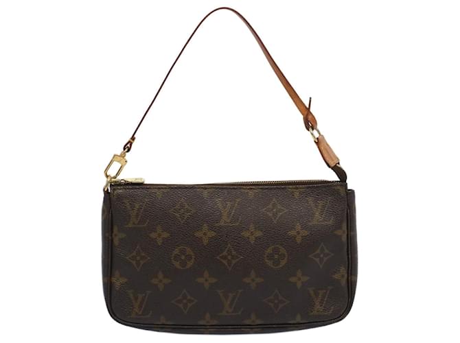 Louis Vuitton Pochette Accessoire Brown Cloth  ref.1055199