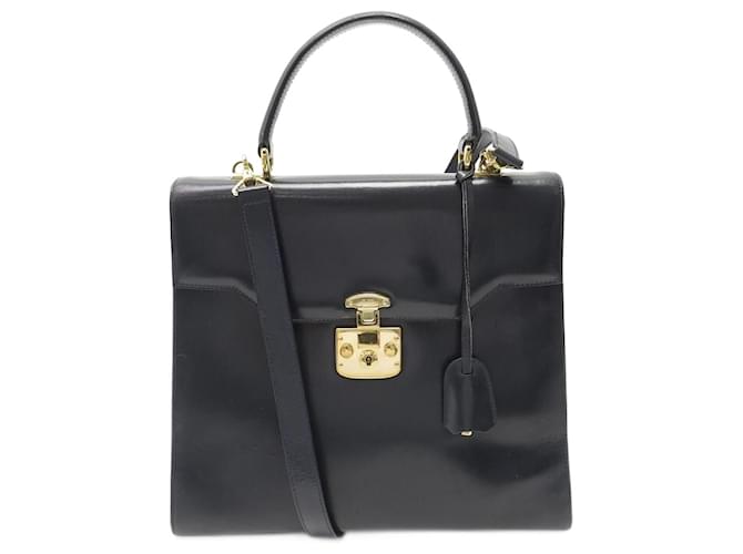 バッグ vintage gucci satin handbag navy GUCCI Vintage Luxury Designer Chain Shoulder Bag Made In