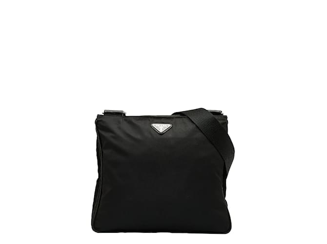 Prada Tessuto Crossbody bag Black Cloth  ref.1055432