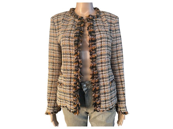 Blazer Isabel Marant Etoile Marrón Algodón Talla 38 Castaño