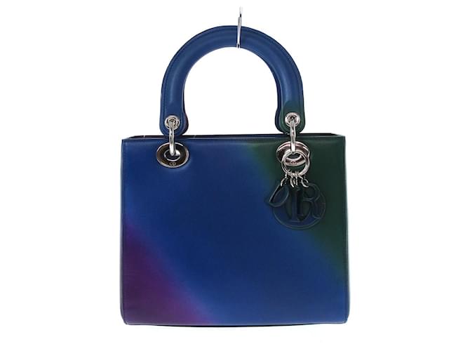 Dior Lady Dior Moyen Cuir Multicolore  ref.1055664