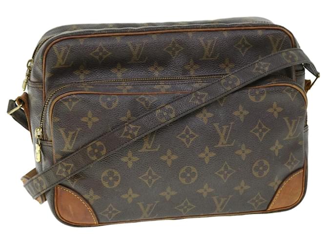 LOUIS VUITTON Monogram Nile Shoulder Bag M45244 LV Auth 51198 Cloth  ref.1055883