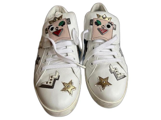 Prada Sneaker aus weißem Leder