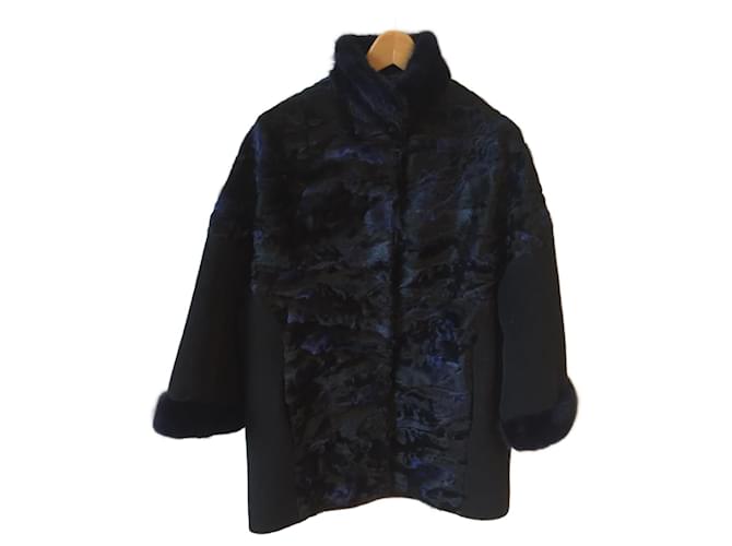Sprung Frères SPRUNG FRERES  Coats T.International M Fur Black  ref.1056034