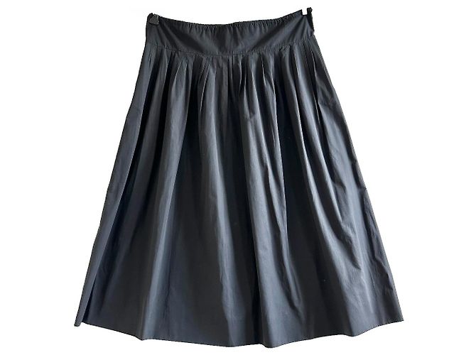 Falda Chloé de algodón negro 