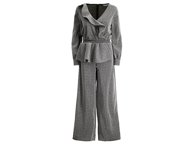 Autre Marque Overalls Silber Polyester  ref.1056052