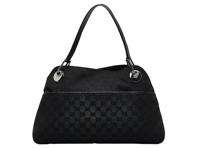 Gucci GG Canvas Eclipse Tote Bag 121023 Black Cloth  ref.1056100