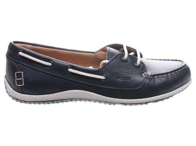Geox Blue Leather Flats Size 37