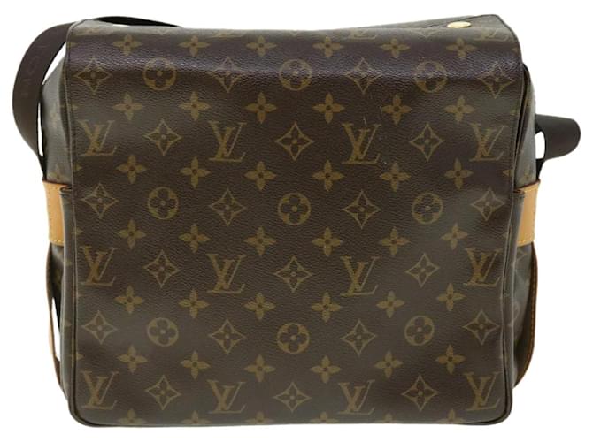 Louis Vuitton Naviglio Brown Cloth  ref.1056196